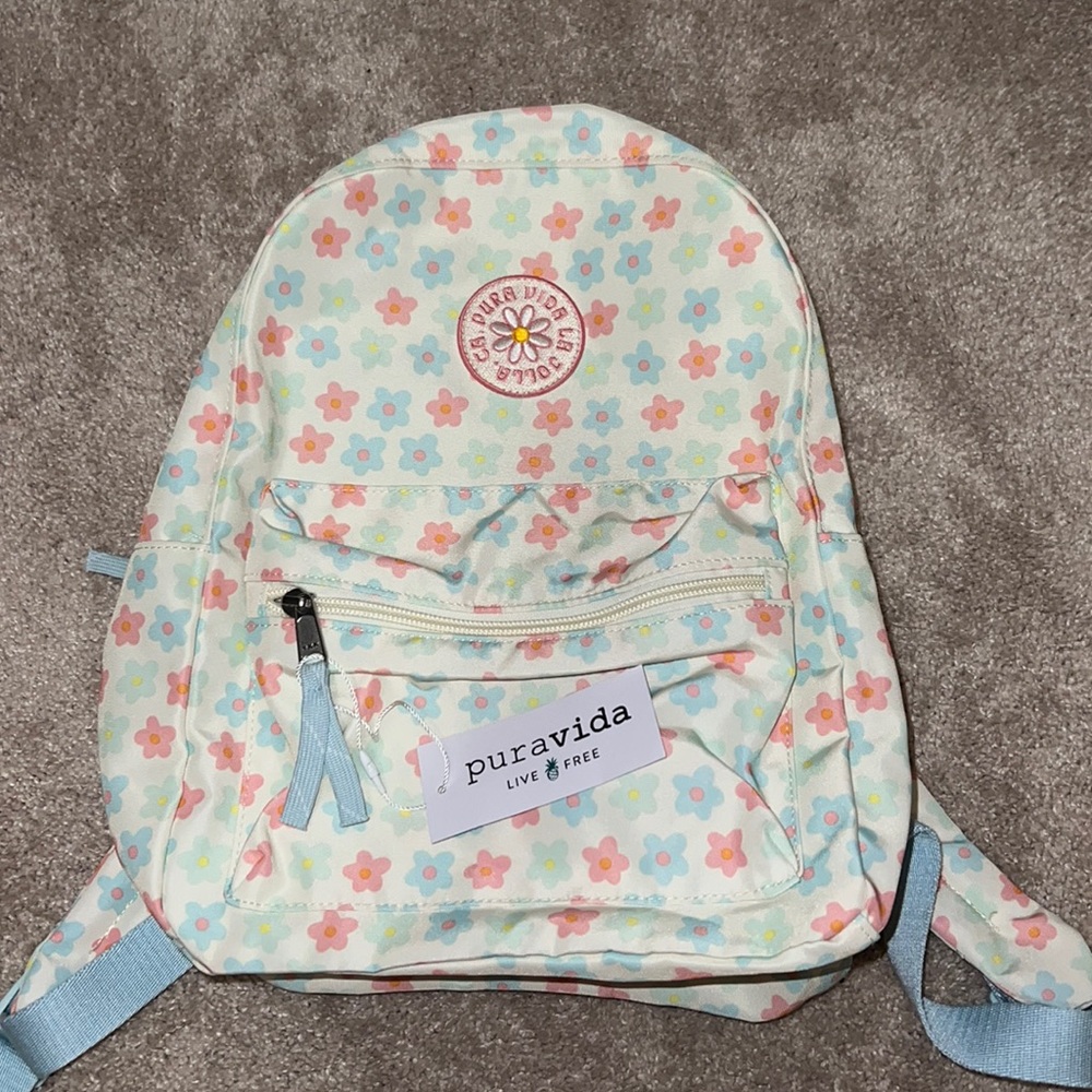 PURA VIDA - Multi Daisy Mini Backpack. TAGS STILL ATTACHED